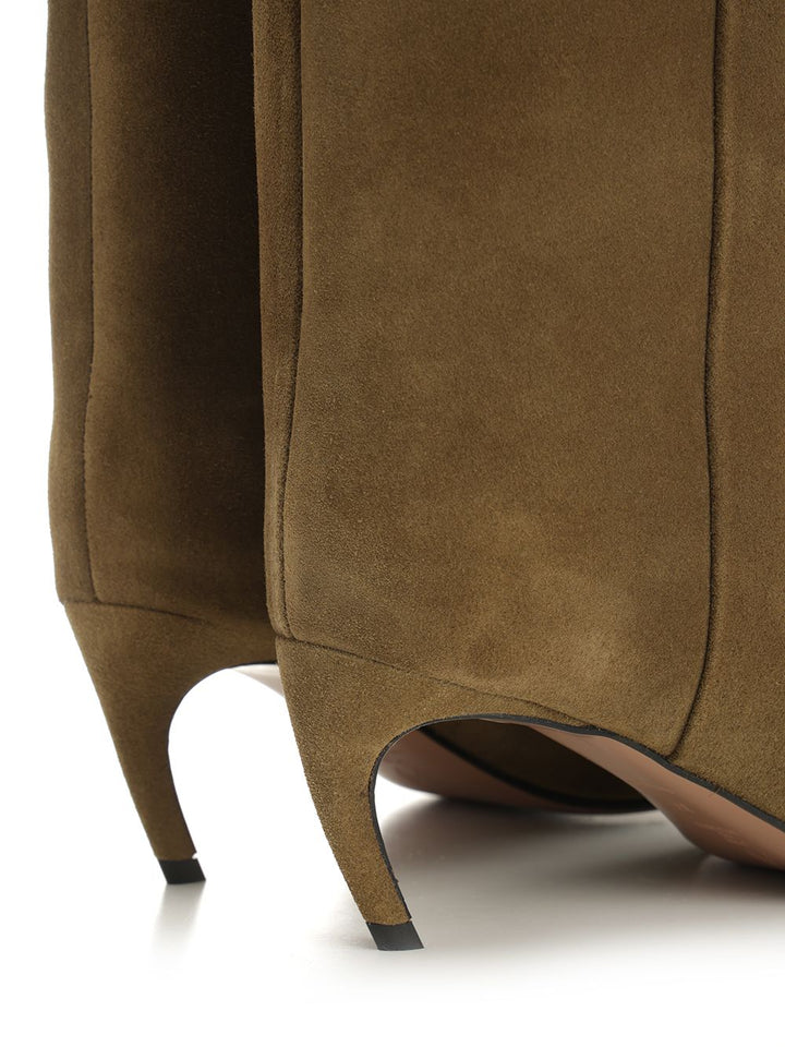 The Attico Lea Boots - Green | bc3d969294874b039bc6877ea4c00a27f0028939