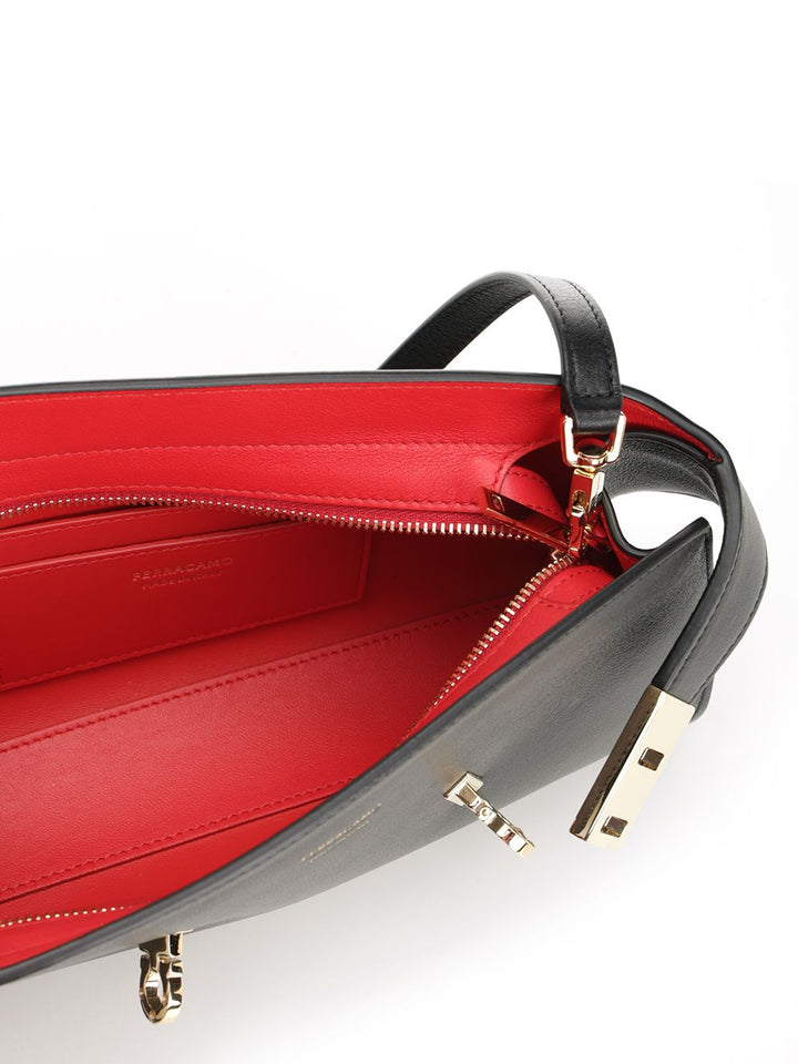 Ferragamo Hug Crossbody Bags - Black | 515e4e97c9b7824bdb389484db7c9d4009e42fad