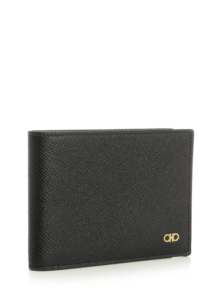 Ferragamo Gancini Wallets - Black | 6d78406b0e3e3587cb1edb4954e9d23623433d15