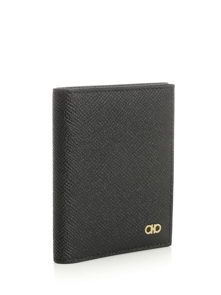 Ferragamo Bifold Card Holder Wallets - Black | 79e2344ea6a982975c64164f21b122a11db2d8e7