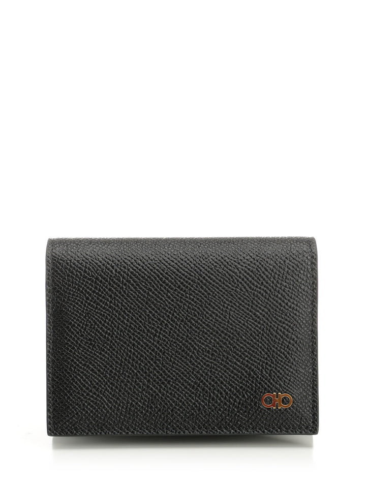Ferragamo Gancini Wallets - Black | b916a6db8719c52220c51bbf60e73afa34a71caa