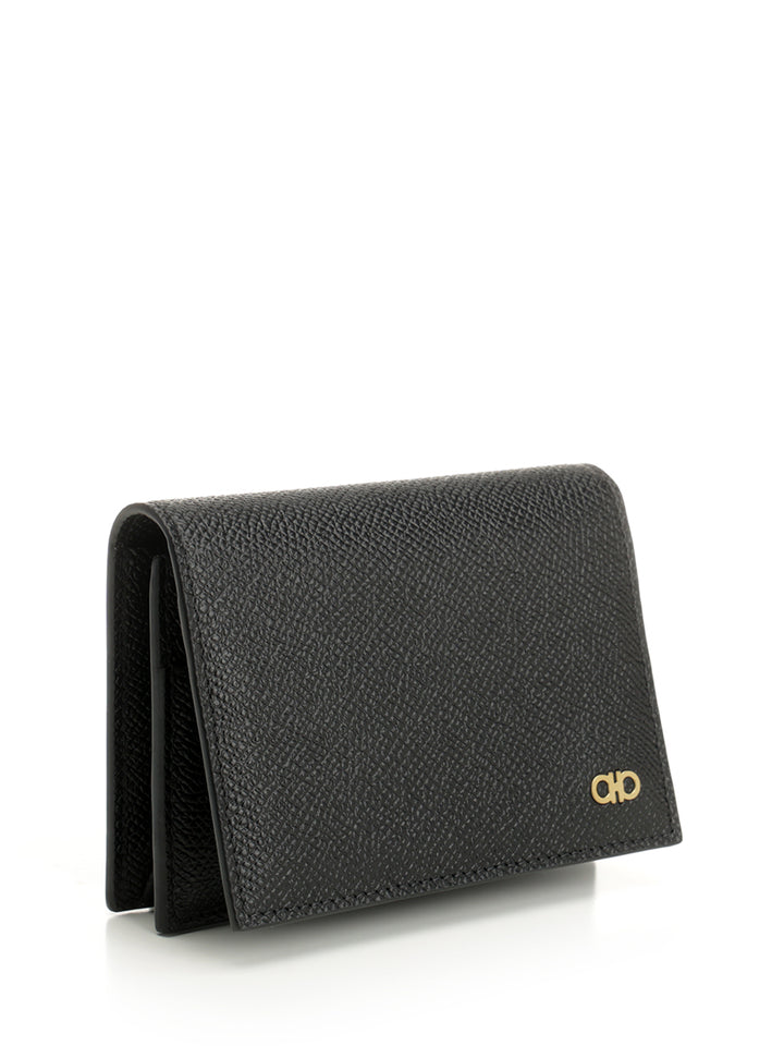Ferragamo Gancini Wallets - Black | d710c35cfecc567ab3188bb4a24d559a8158dfbf