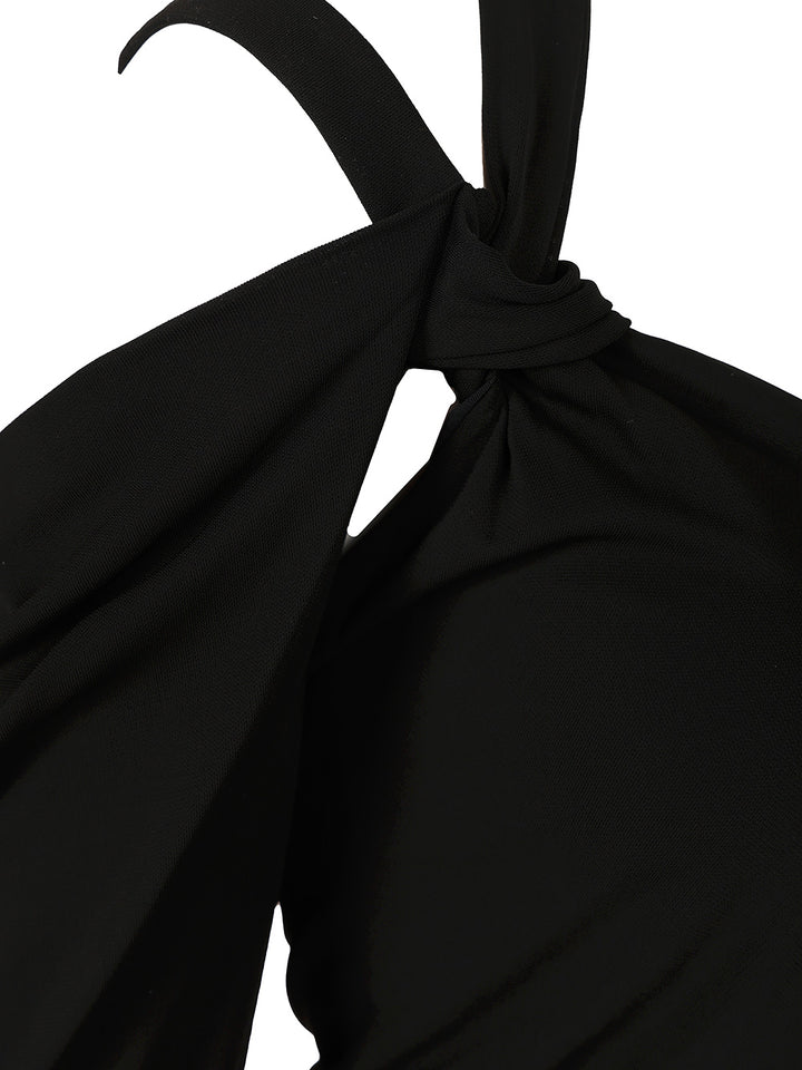 The Attico Crepe Midi Dress Dresses - Black | c110a812654163e13a61ed5588610032fd45ac2e