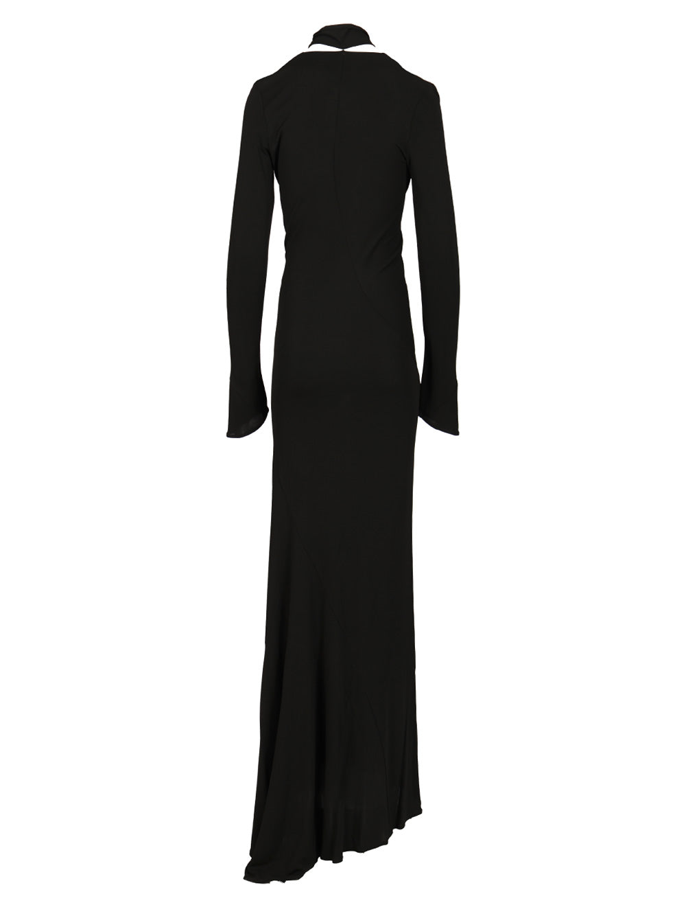 The Attico Crepe Midi Dress Dresses - Black | daf688a0d08bfb548f11da340e499cc072d4f0f7