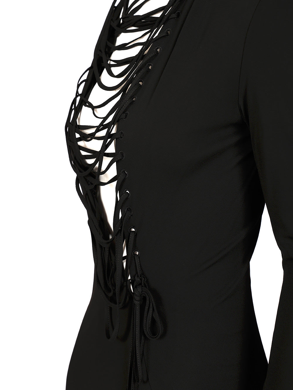 The Attico Crepe Midi Dress Dresses - Black | 44abb2e5f9f5a33602050154ae23bc0f9561f5d7