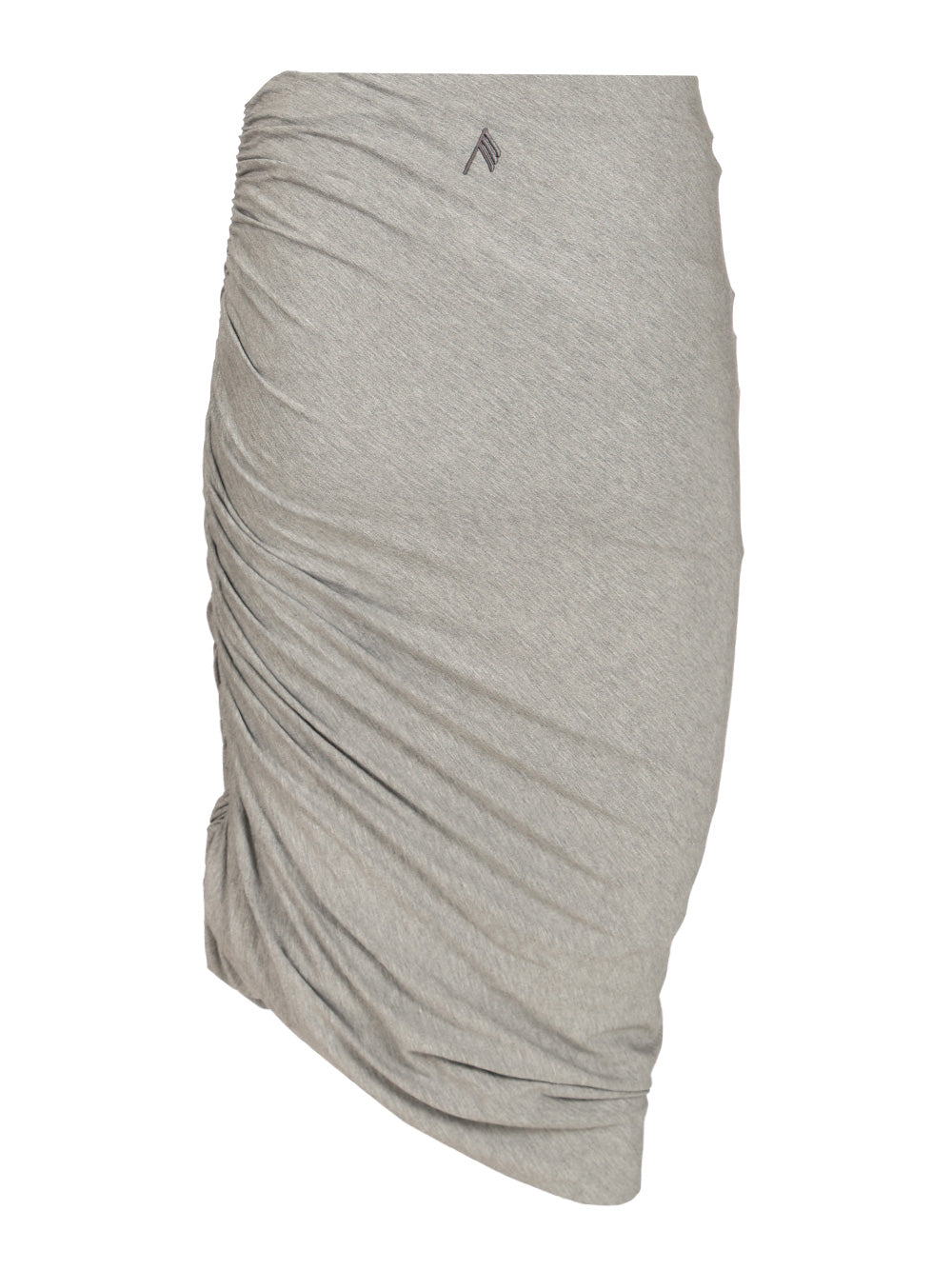 The Attico Gathered Midi Skirt Skirts - Grey | 647495a281dd35e12ca0a71acdee39aa3455d18e