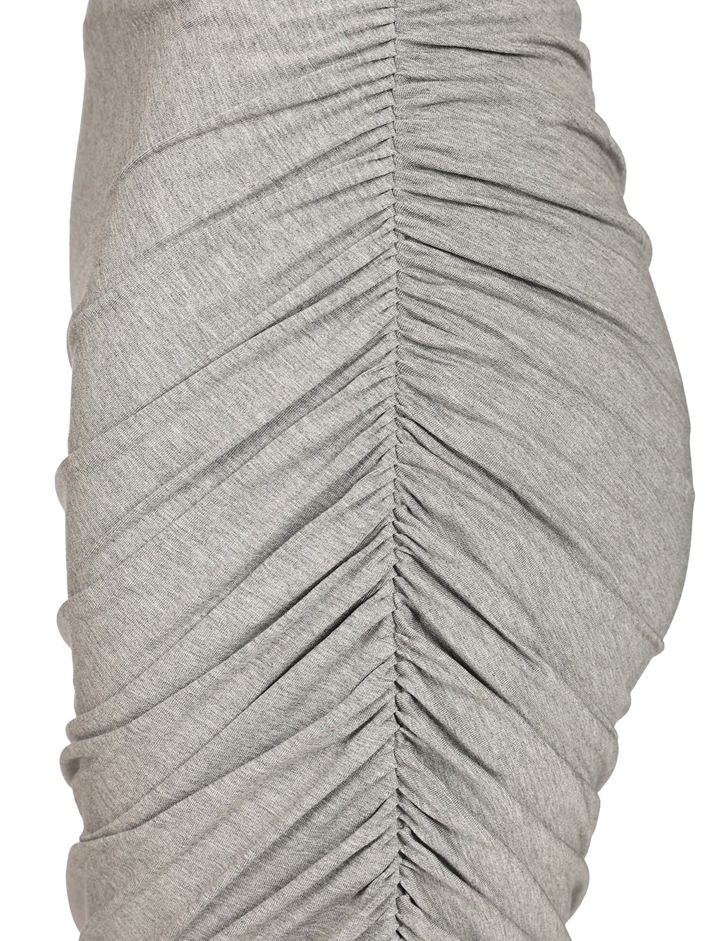 The Attico Gathered Midi Skirt Skirts - Grey | bbd570b5c47671127564be255f982f34526b046f