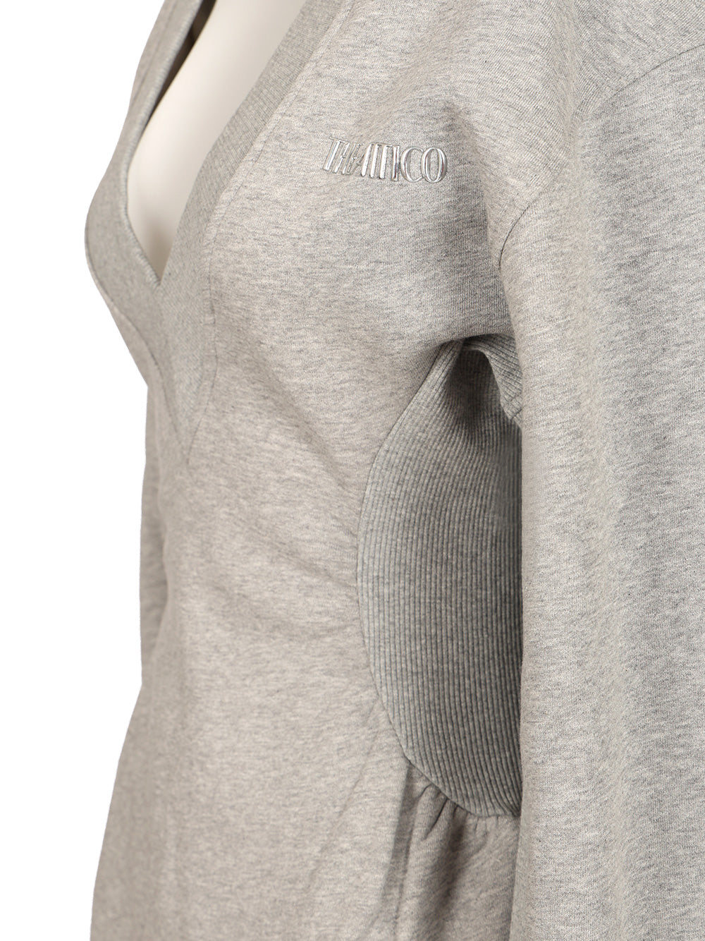 The Attico American Fleece Mini Dress Dresses - Grey | 1ea9f0ada5864373b982ae43fa083d462e8aa42d