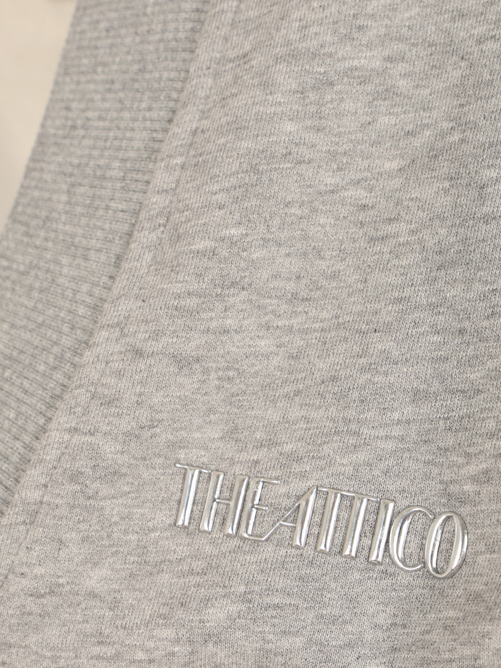 The Attico American Fleece Mini Dress Dresses - Grey | 514e1e85f6b36e773148b7b9ac3086d4868a8fe2