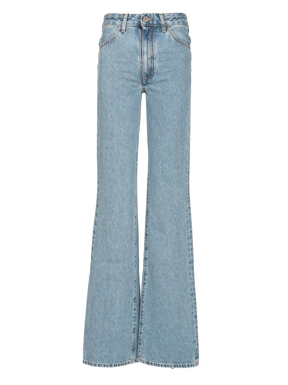The Attico Denim Long Trousers Jeans - Light blue | 13217be019063bd621fb7c8a6c4b017c693abd54