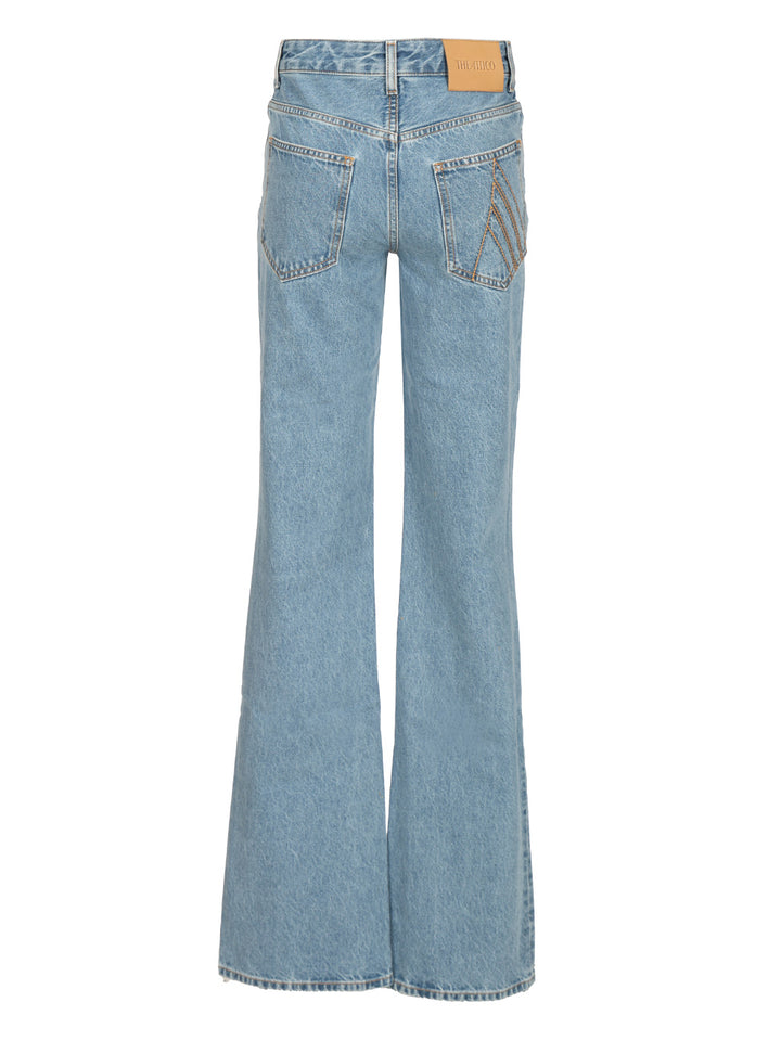 The Attico Denim Long Trousers Jeans - Light blue | ebed52292f3919babbbac1acf52821ba2828790c