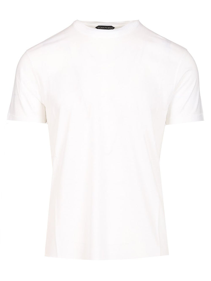 Tom Ford Crew Neck T-Shirt - White | 106f719382b95944edcab79c4a6dd70a2a87bf7e