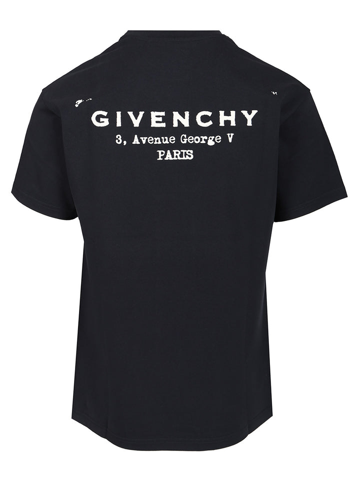 Givenchy Cotton T-Shirt - Blue | 1a8676d34895836fc9d7def68582b7f55c1a4a55