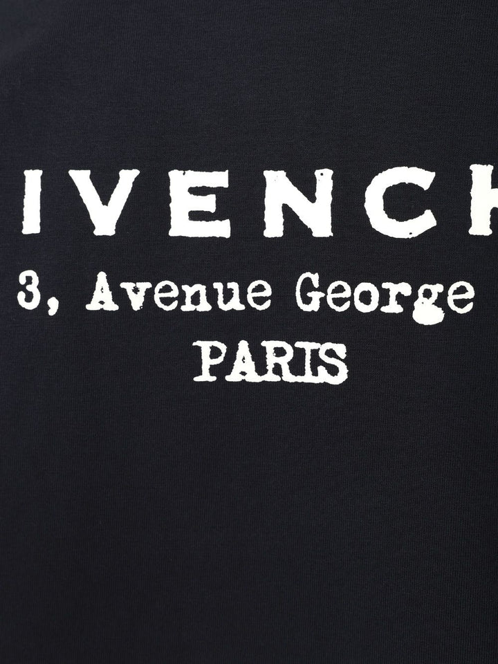 Givenchy Cotton T-Shirt - Blue | 2f6a004afc51d9d824a2e78fc8c39d63ff1b0675