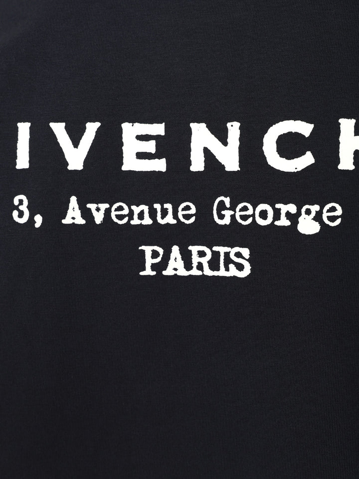 Givenchy Cotton T-Shirt - Blue | 365ed0fce6767d412c475ee7b341ee4a50a5b3ff