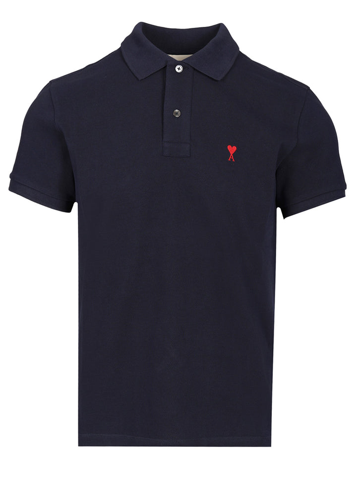 Ami Ami De Coeur Polo shirt - Blue | a9f2260261c02f551a8ce0471c0f690f09b05447