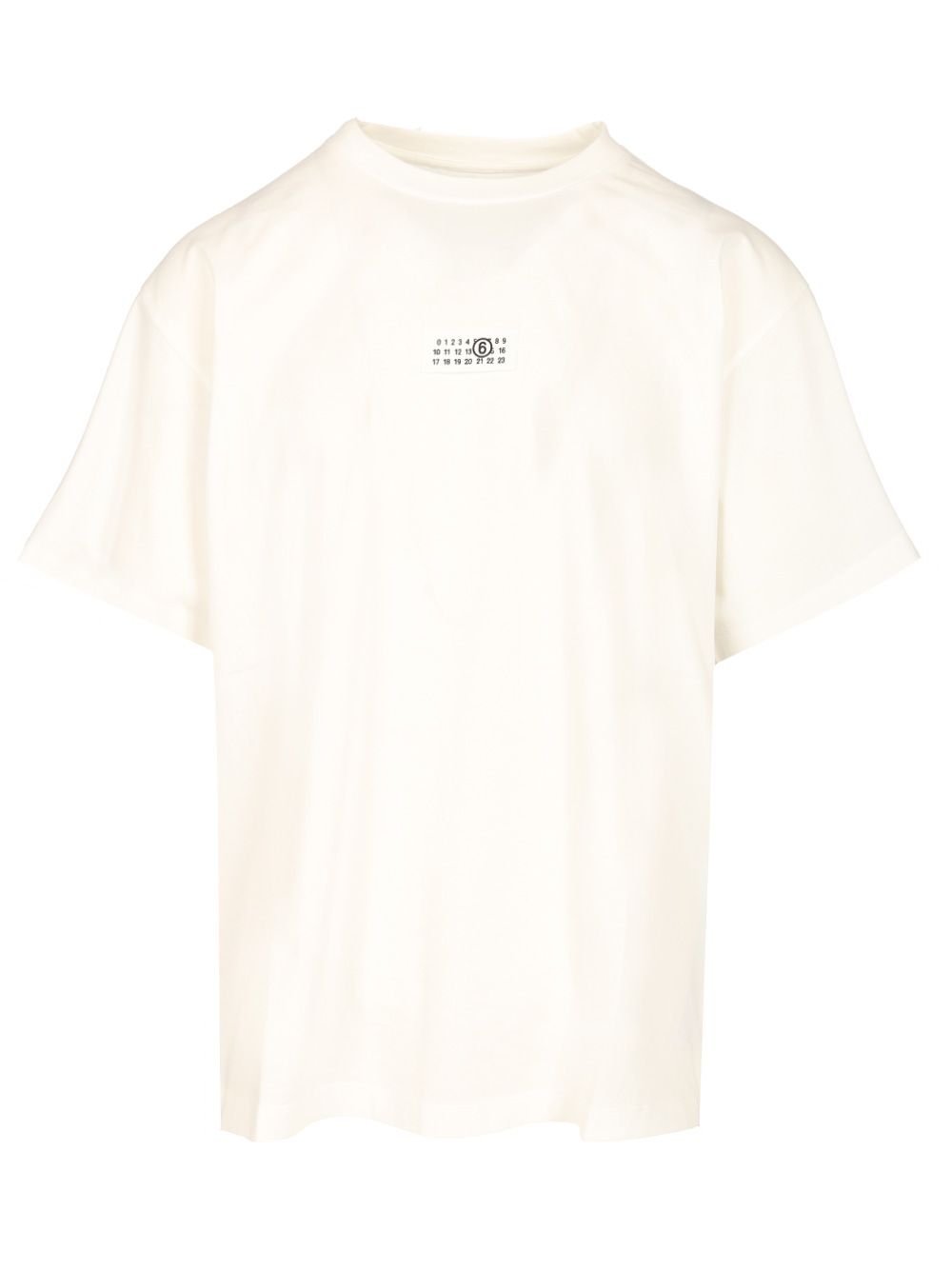 Mm6 Maison Margiela Cotton T-Shirt - White | 532acf0a260b52ec99ba9aa12c09459c1abd53ff
