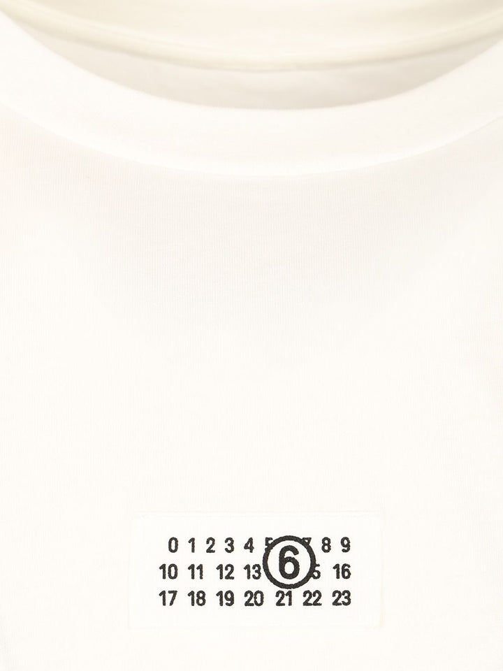 Mm6 Maison Margiela Cotton T-Shirt - White | 5c6145598ef7cd510cfa3719ea88ef434d85c735
