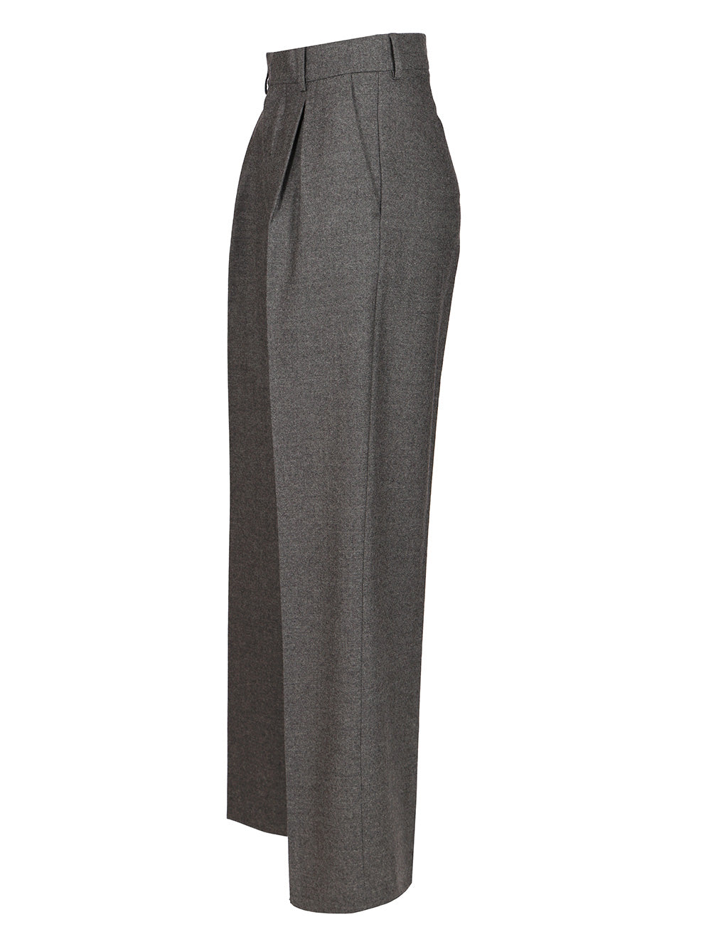 Mm6 Maison Margiela Wool Pleated Trousers - Grey | cd8a9259562ed85dcd95676730cf0fd1828797bd