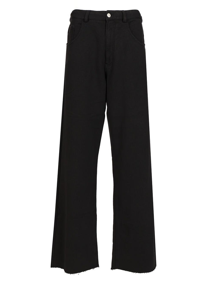 Mm6 Maison Margiela Cotton Tracksuit Bottoms Trousers - Black | d8d24669a749429b121d896183ce8ef5dae7c76d