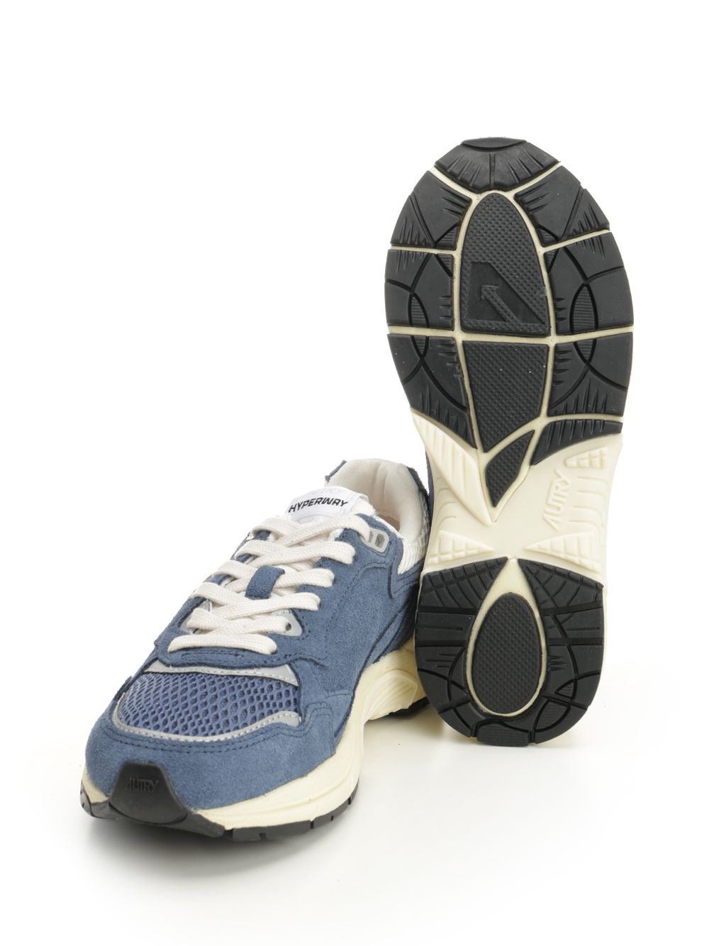 Autry  Hyperway Sneaker In Mesh And Suede Sneakers - Light blue | 70b8ae9cfeffb7c63e68fe1224b2ce5257934edf