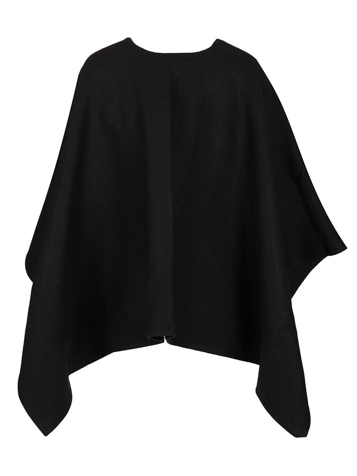 Max Mara Asymmetrical Poncho Scarves And Foulards - Black | 0f9696a1ed4f26e4bd1b5bc482baf289c6e51fbe