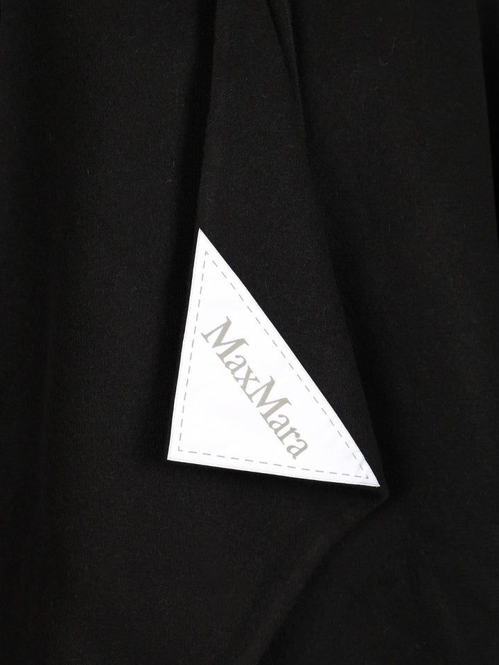 Max Mara Asymmetrical Poncho Scarves And Foulards - Black | 2ac3a8bfb9293ec2b24ccb26bedc2f7e71577f23