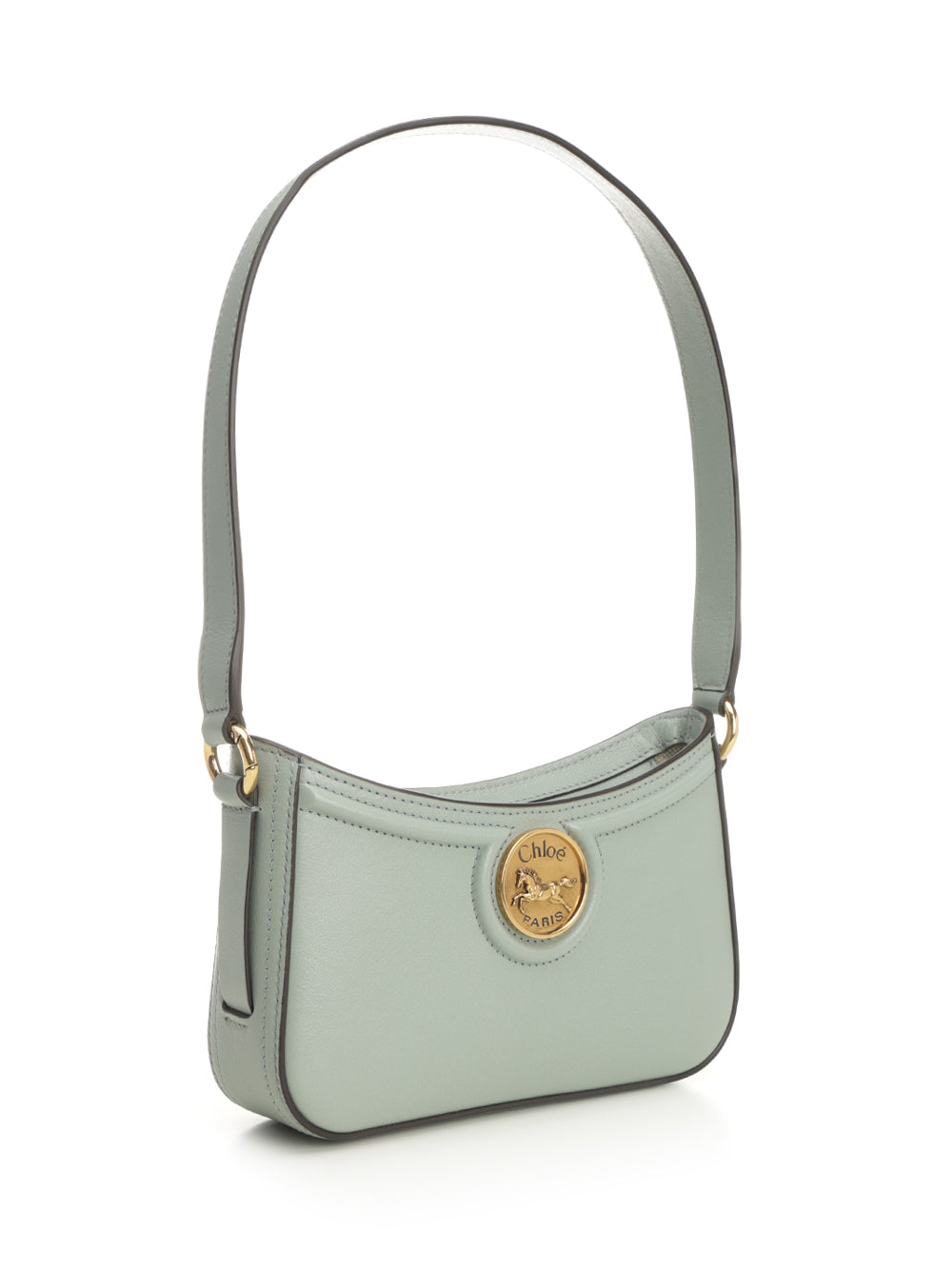 Chloe' Horse Medal Shoulder Bags - Green | 77a1d66b03c0dd986e69dd3904112e9e74fe7168