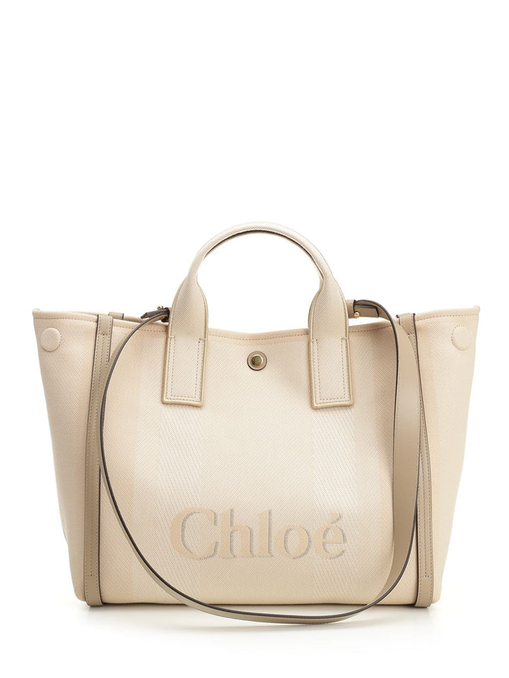Chloe' Chloé Carry Handbags - Beige | e117f78b13e54ef9bc572bace3c1a10b8ffeafc3