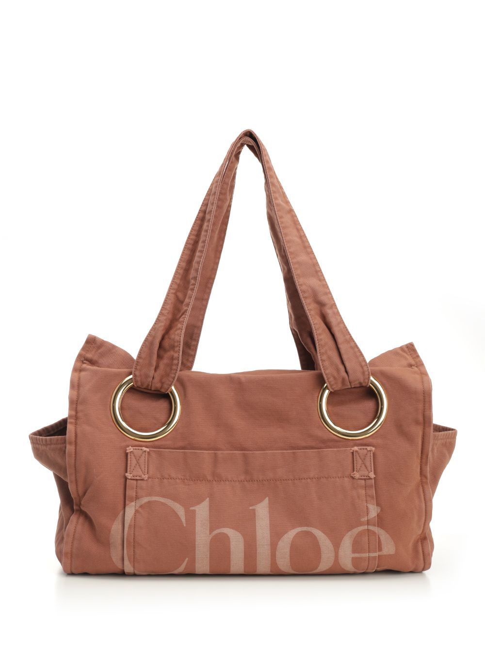 Chloe' Chloé Plage Tote Bag Shoulder Bags - Brown | e0230204de7224ad7dfb9d0f081da8531f1d1879
