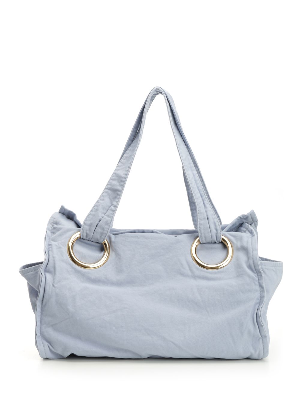 Chloe' Chloé Plage Tote Bag Shoulder Bags - Light blue | 1046ad5391e00ee858d7f24d9cdd126c0eb3fc03
