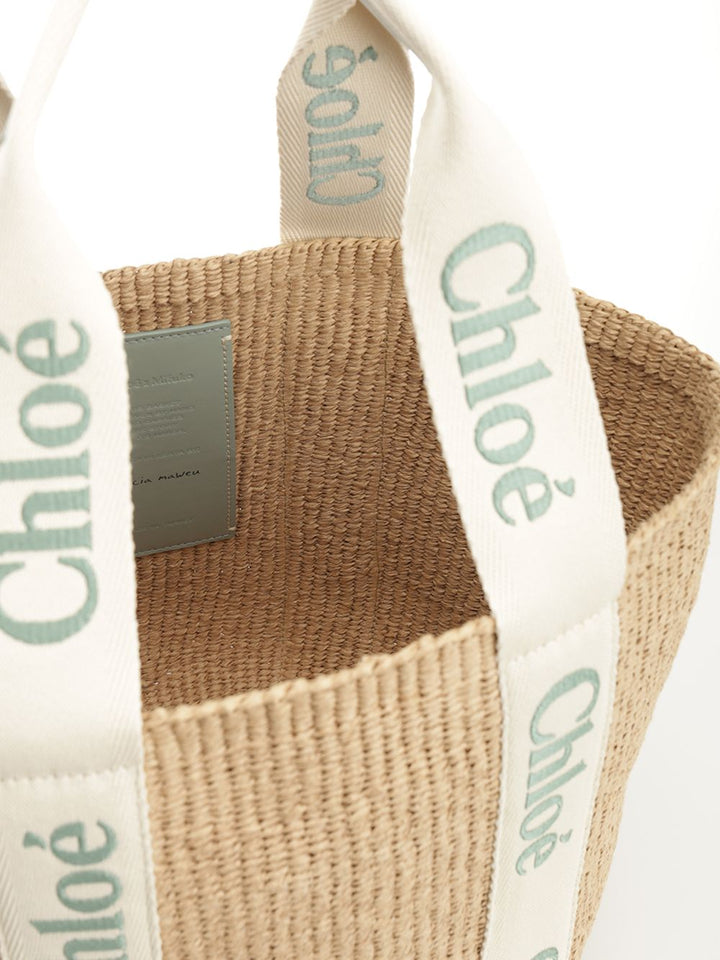 Chloe' Woody Handbags - Beige | 264043c0f4d7afa17c411ee2e361707896d6971f