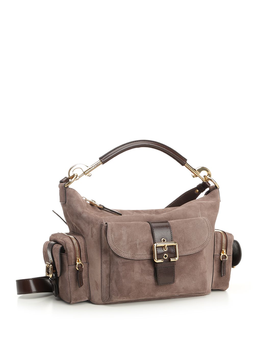 Chloe' Camera Bag Crossbody Bags - Brown | 095861b100a7465bb9f80b0633dab03e55481192