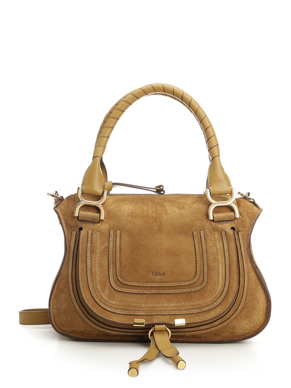 Chloe' Marcie Handbags - Brown | cd102b0f58a1067f7f6d3208906c5353e885452e