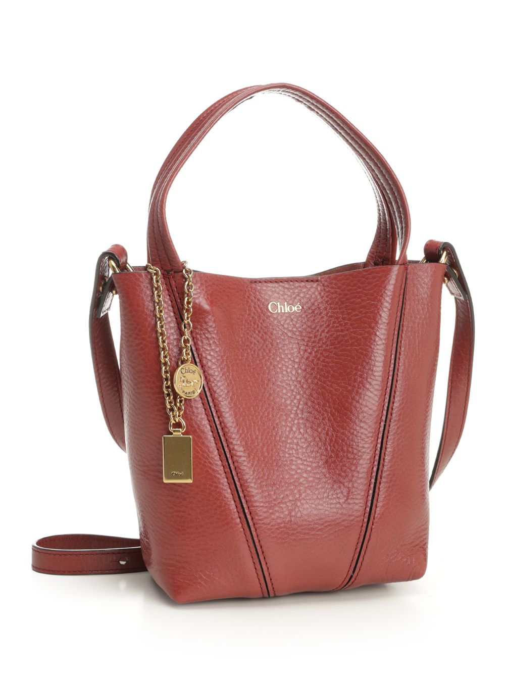 Chloe' Chloé Spin Shoulder Bags - Rose | f2984aca6d5c9ee816348551c1daaff24114f66c