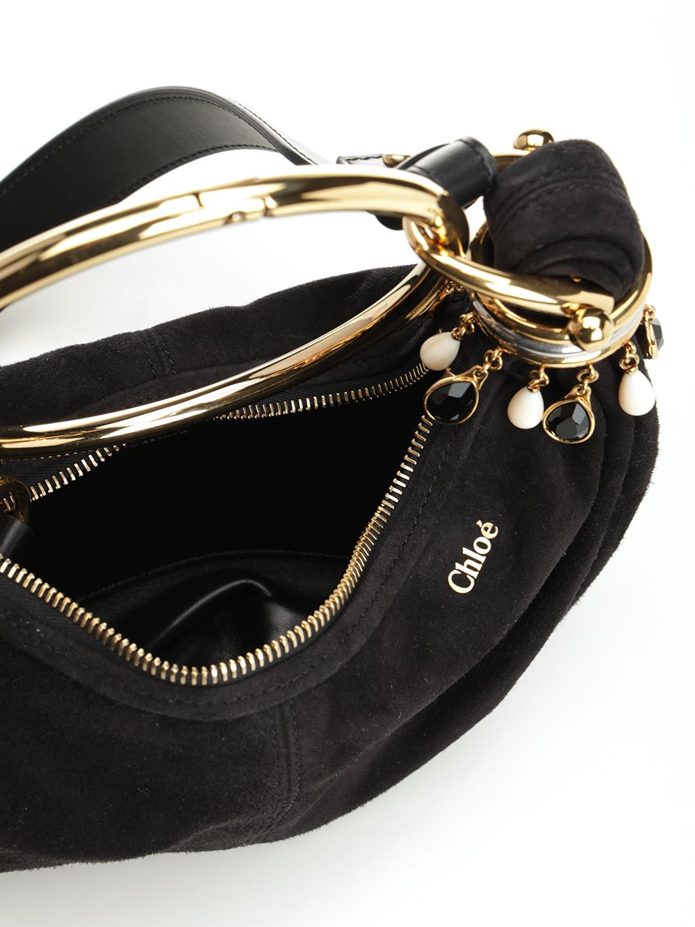 Chloe' Bracelet Handbags - Black | 8bba757afca09241a07484da63331f4b31a1355d