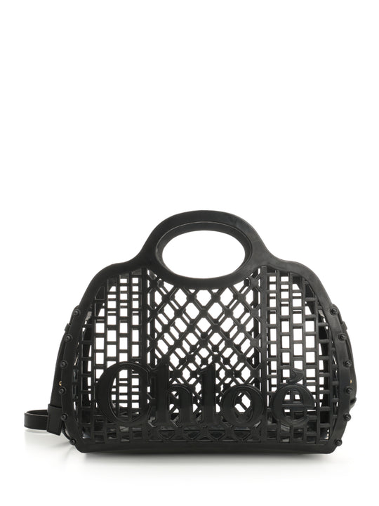 Chloé Cage Handbags Black