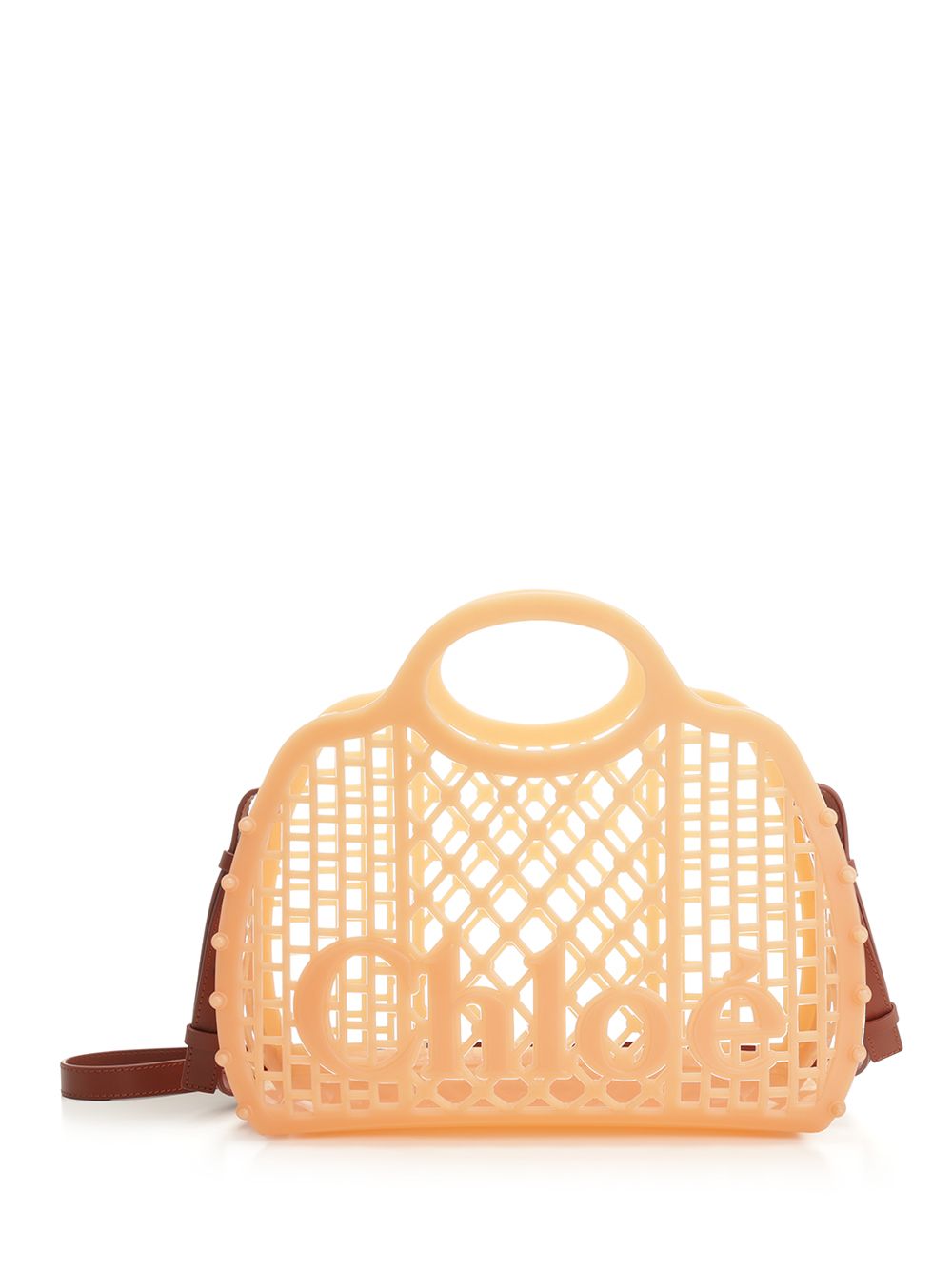 Chloe' Chloé Cage Handbags - Beige | dba5258a89268b6e2dc6977cb4a570bad3309fad