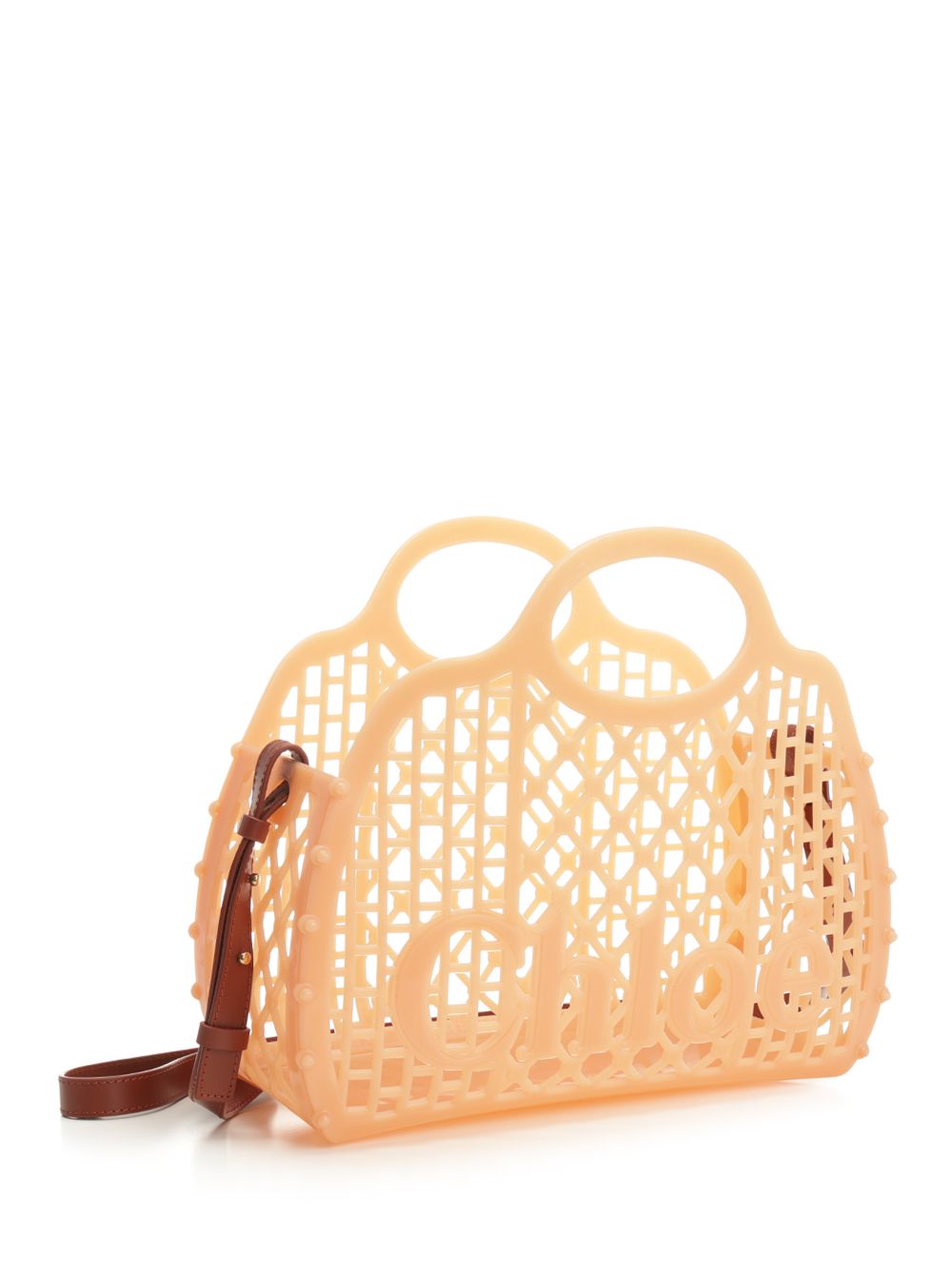 Chloe' Chloé Cage Handbags - Beige | fe67db6dc412c453f276a900c3fd673f11fae6a9