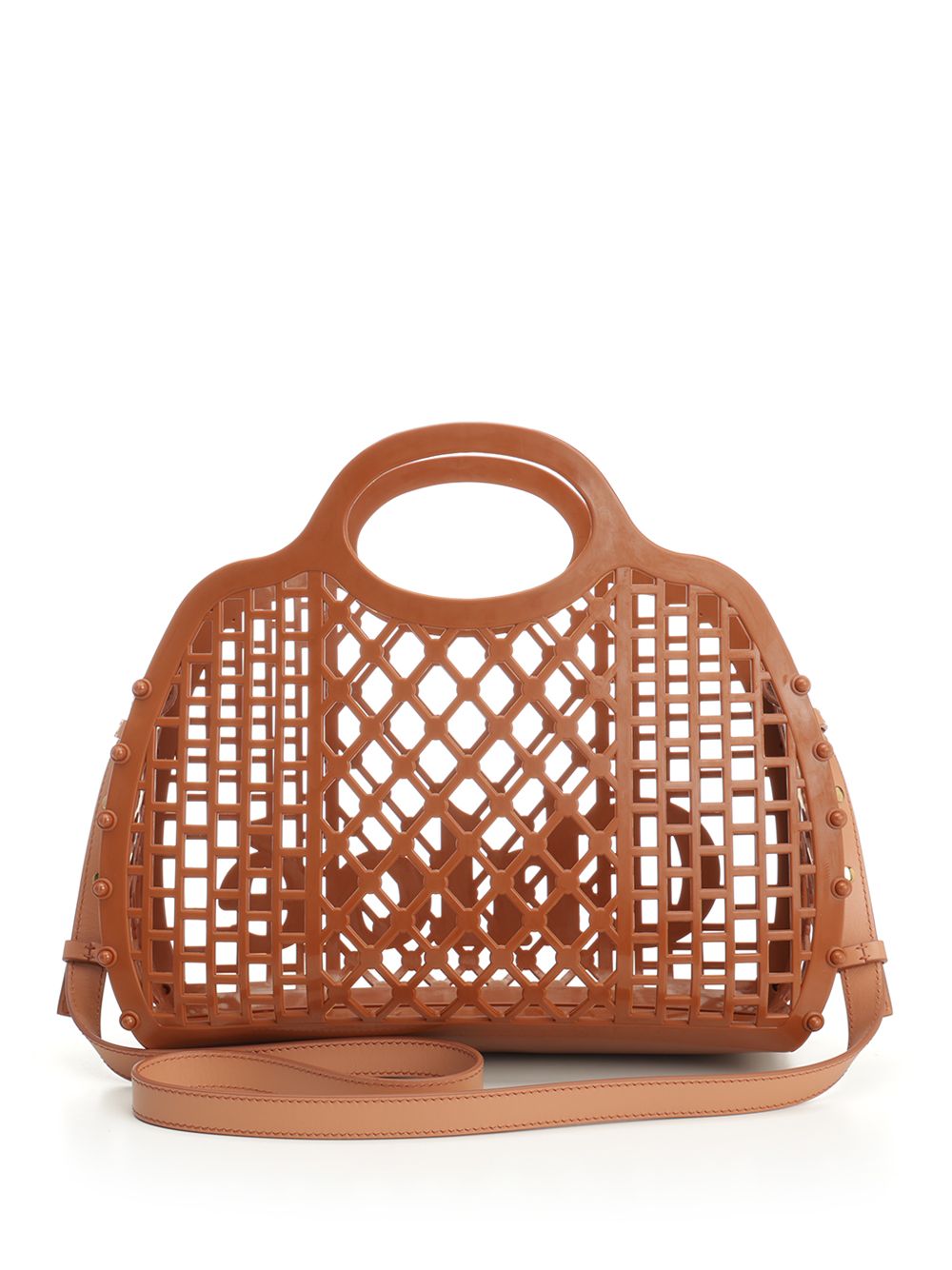 Chloe' Chloé Cage Handbags - Orange | b33ebc5695c1192ad21b2ce1928348163aa1ca23