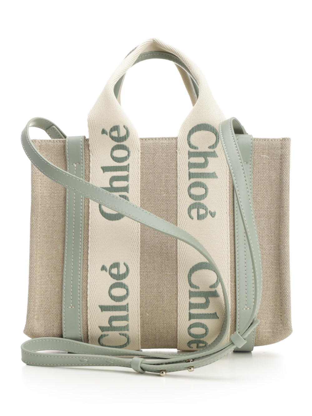 Chloe' Woody Handbags - Beige | 3e32fe2d25b0bb2bdb5a11a324801a87bbb288be