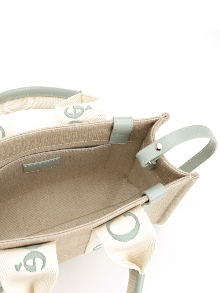 Chloe' Woody Handbags - Beige | 3da81cc22467a76fc205f47a5866ec8f51b71763