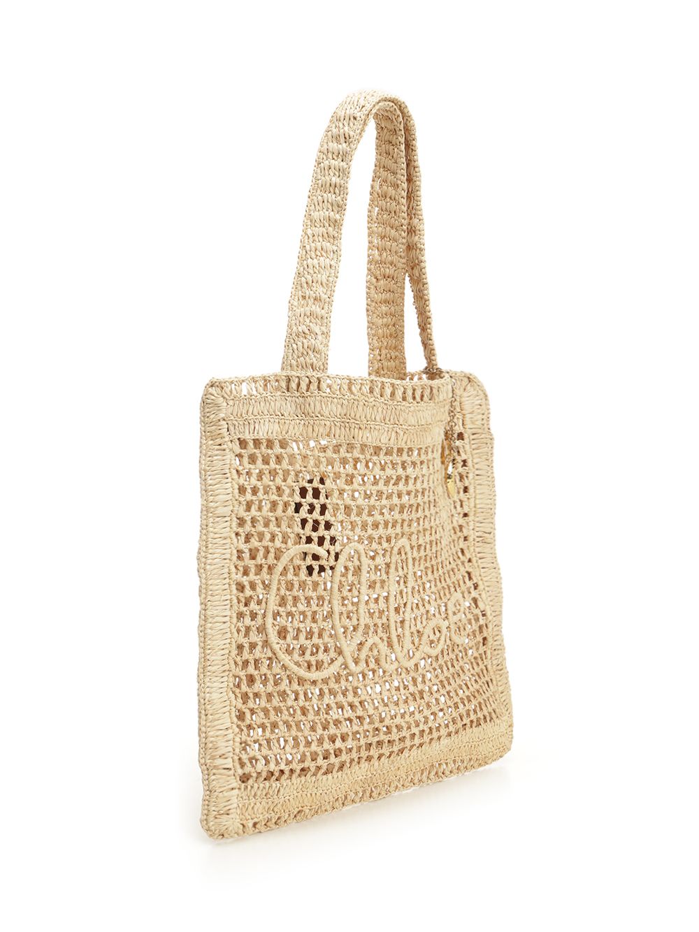 Chloe' Estate Banana Shoulder Bags - Beige | bfafd9be7631cbdf9322b8f0ae53046bea938a2e