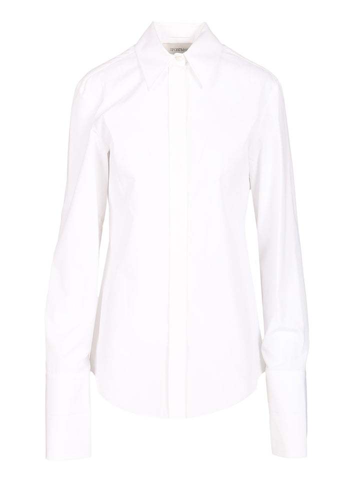 Sportmax Poplin Shirt Shirts - White | bc8026962e95ddecdb937dd66d4f5b0f78ef8cea