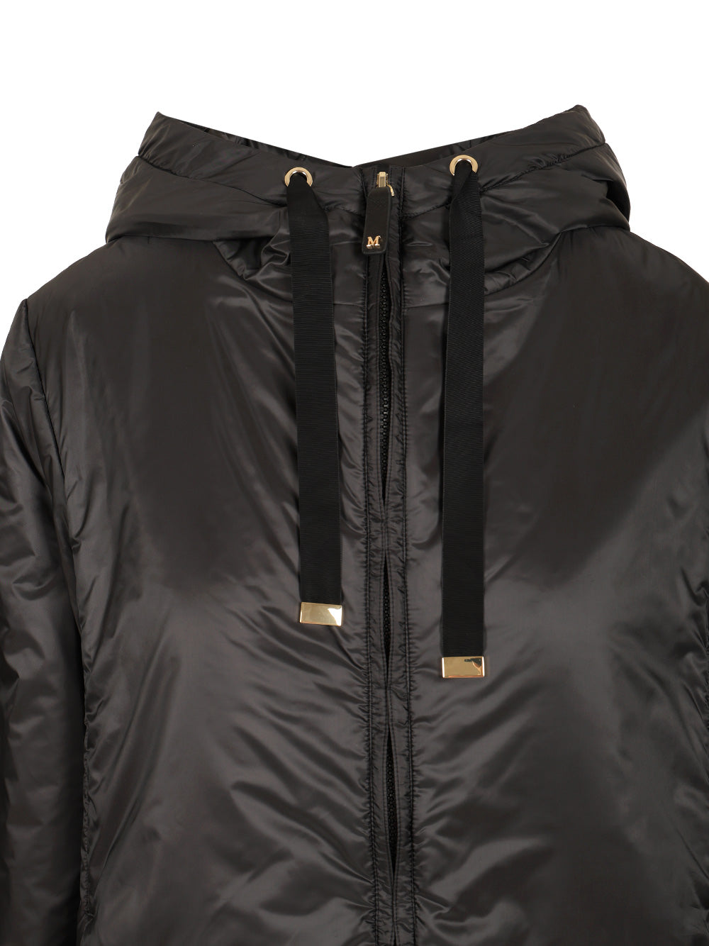 Max Mara The Cube Padded Jacket With Hood Coats - Black | 9097ca45708b22126d8c55df815229362bcb3353