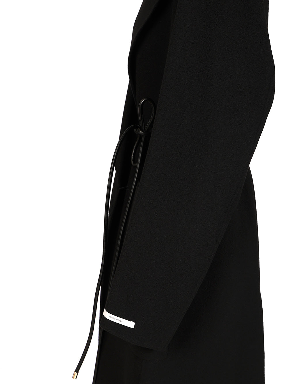 Sportmax Double Wool Dressing Gown Coat Coats - Black | cece4a88e58f1a1e774d5020e97df20ac276e960