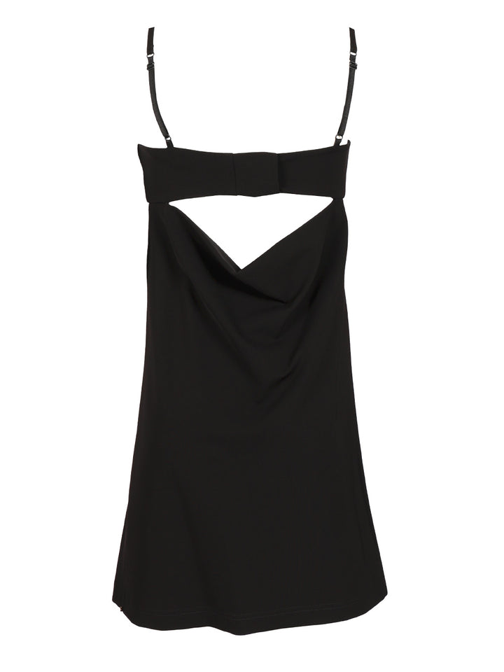 Sportmax Mini Dress With Cut Out Dresses - Black | 7c11abe4c5c0ed664c6a6c51b60ddec06069bd63