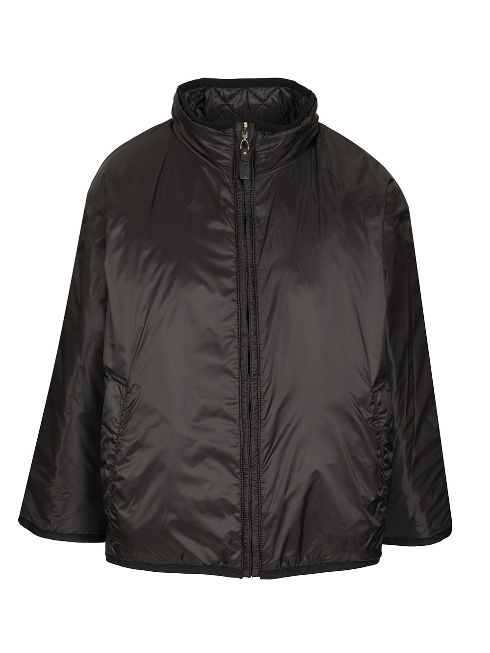 Max Mara The Cube Reversible Water-Repellent Canvas Cape Coats - Black | ac21e233ec79a7ac5d341f093794d7a1d92a83bb