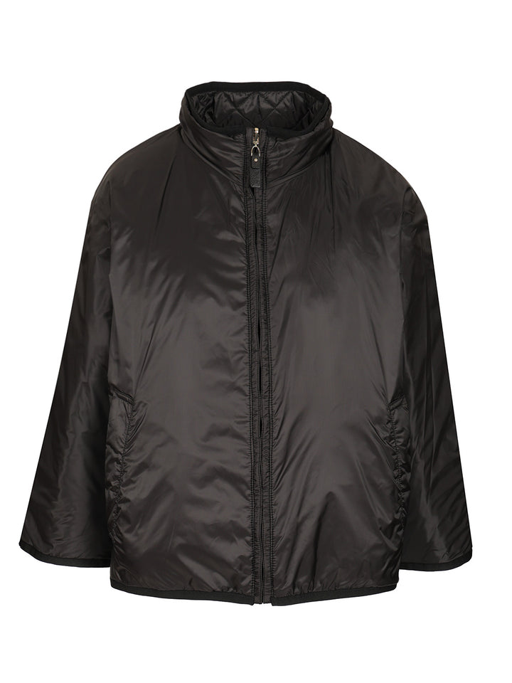 Max Mara The Cube Reversible Water-Repellent Canvas Cape Coats - Black | ac21e233ec79a7ac5d341f093794d7a1d92a83bb