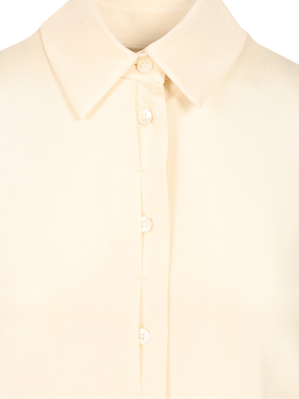 Max Mara Stretch Silk Cady Shirt Shirts - White | 062d7a873afb9b9846b2a61342a8466368485526